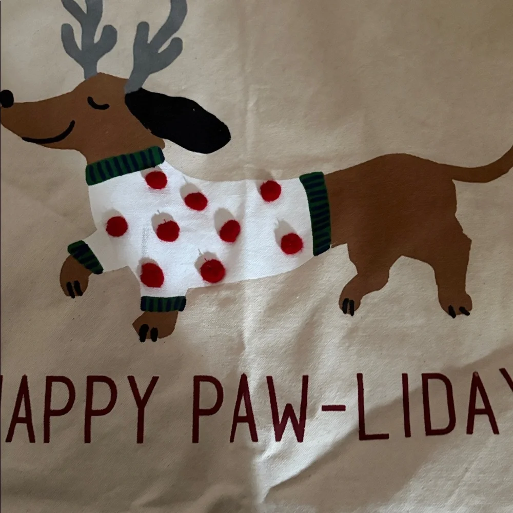 Happy Paw-lidays Dog Christmas Towel
